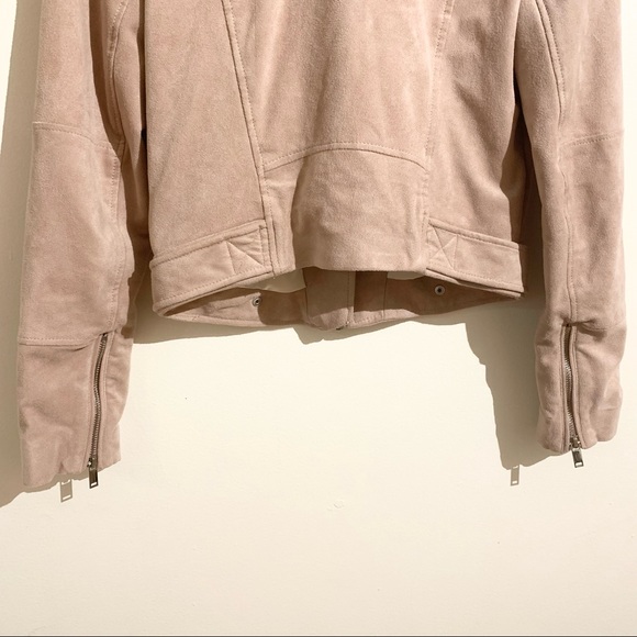 H&M DIVIDED Biker Jacket Imitation Suede - Picture 8 of 10